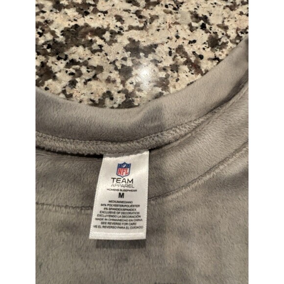Chicago Bears Team Apparel NFL Soft Fleece Grey Orange Sweatshirt Sleepwear Med - Picture 3 of 5